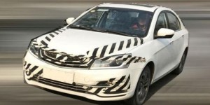 续航或增加到300km 新款帝豪EV路试谍照
