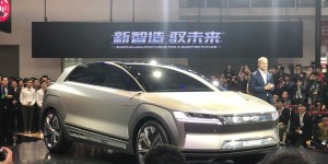 外观前卫 比亚迪E-SEED概念车亮相北京车展