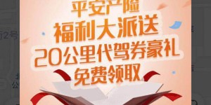 北京车主有福了！平安产险联合e代驾发百元代金券