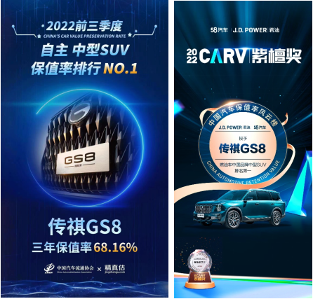 0万中大型SUV销冠，全新第二代GS8迎来上市一周年！"