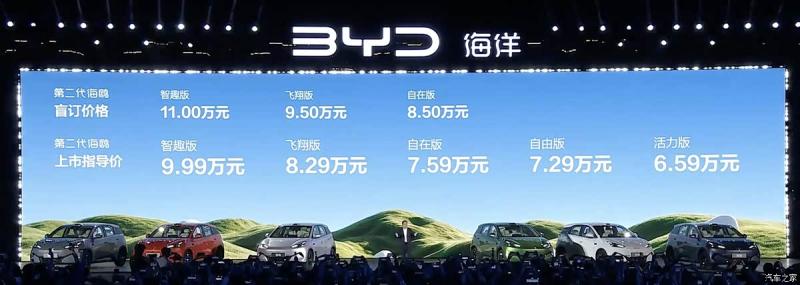全新比亚迪海鸥